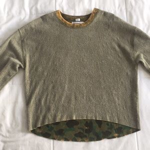 Urban Outfitters Camo Green Sweatshirt